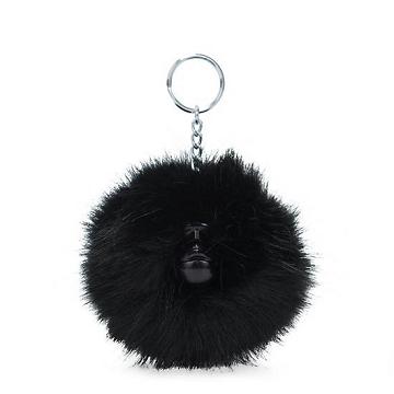 Accesorios Kipling Pompom Monkey Keychain Negros | MX 1956KO